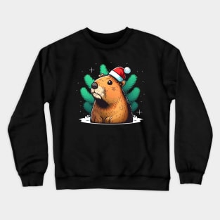 Capybara christmas Crewneck Sweatshirt